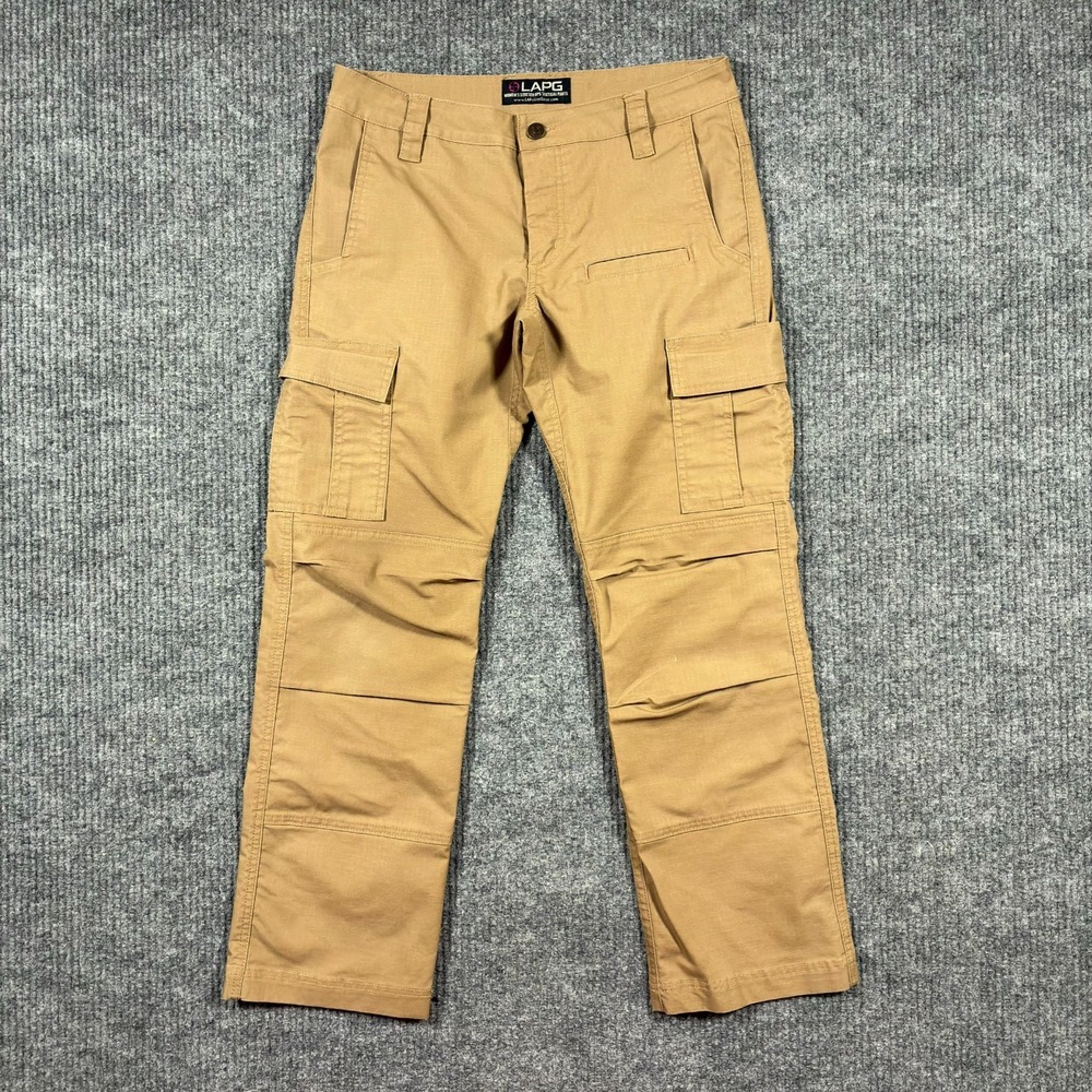 LAPG Womens Stretch Ops Tactical Pants Size 6 Short Khaki Police Gear Workwear